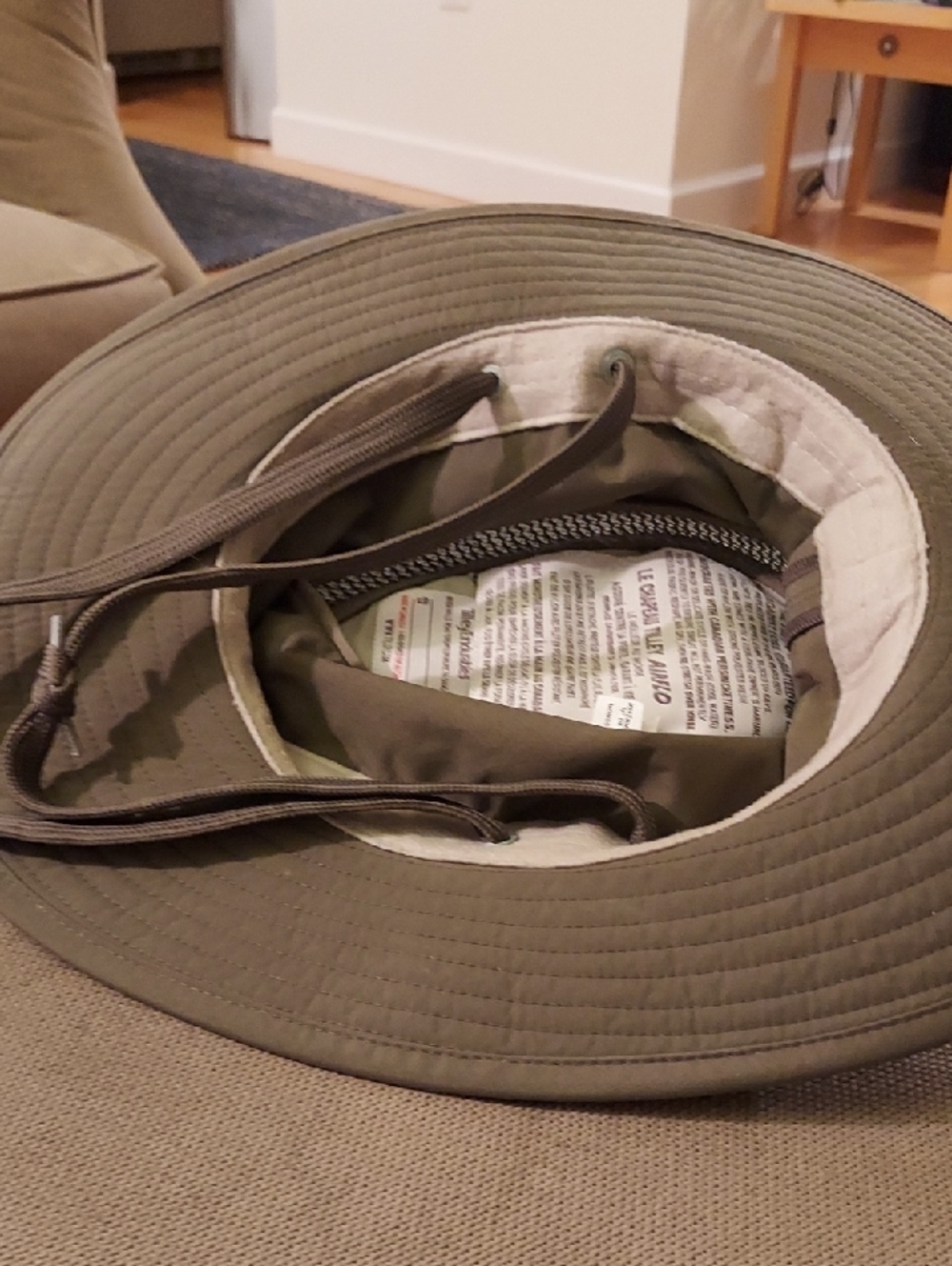 Used Tilley LTM6 Airflo Sun Hat, Unisex, Size 7 1/8, Color Olive - Picture 5 of 7